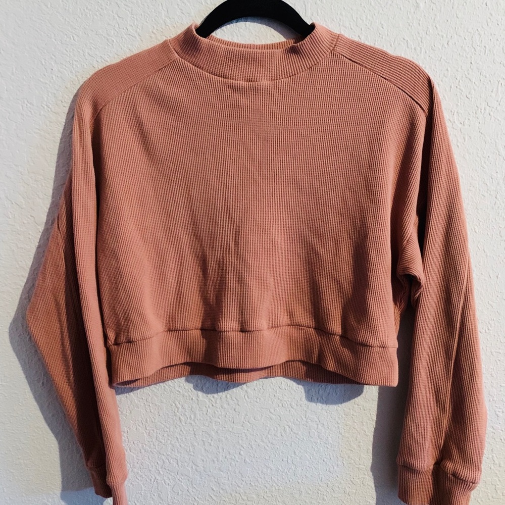 Cropped Turtle Neck Sweater